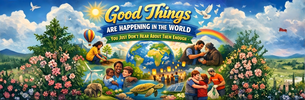 Good Things Are Happening in the World - You Just Don’t Hear About Them Enough