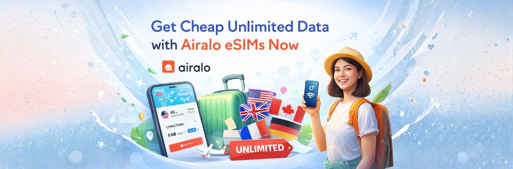 Get Cheap Unlimited Data with Airalo eSIMs Now