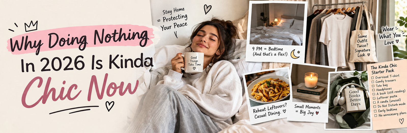 Why Doing Nothing in 2026 Is Kinda Chic Now