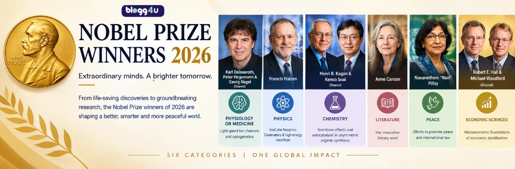 Nobel Prize Winners 2026 Across Six Categories – Blog4U